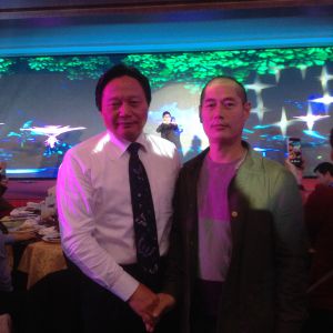 董事长吴正义与中国食品安全报社社长兼总编辑朱长学合影留念